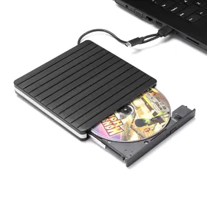 External DVD Drive USB 3.0 Type-C CD DVD +/-RW Optical Drive USB C Burner Slim CD/DVD ROM Rewriter Writer Reader Portable for PC