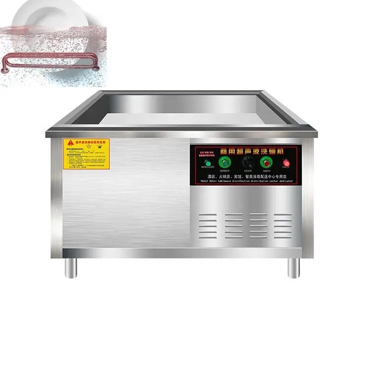Commerciële Automatische Fruit Groente Schotel Wasmachine Wastafel Ultrasound Vaatwasser Machine
