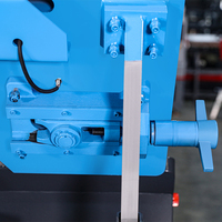 Scie à ruban métallique automatique CNC avec écran tactile, table de travail de type pont, moteur principal en cuivre pur 4,0 kW, scie à ruban pour la découpe des métaux