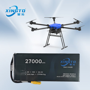 6S/7S/12S/14S/18S/24S 10c 27000mAh 270wh/kg Pin Lipo trạng thái rắn cho máy bay không người lái thời gian dài lớn - Product Image 1