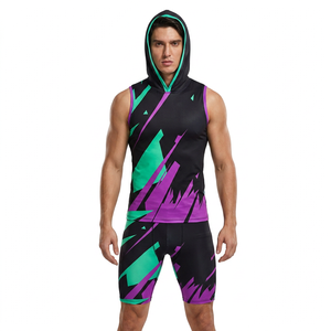 Customized Youth Men 7v7 Football Uniforms Hooded Sublimation 100% Polyester Breathable Quick Dry Team Logo Name Sets - Product Image 1