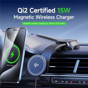 Cargador Inalámbrico Magnético DUZZONA <span class=keywords><strong>V4</strong></span> Qi2 de 15W con Ventosa para Coche, Soporte de Carga Rápida para Teléfono para iPhone y Serie Samsung - Product Image 6