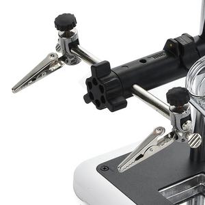 Loupe de lampe de Table, Clip auxiliaire LED 20mm, Kit de <span class=keywords><strong>fer</strong></span> à <span class=keywords><strong>souder</strong></span>, réparation de soudure Circuit imprimé, batterie enfichable, loupe de lampe de Table - Product Image 4