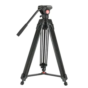Trépied de caméra vidéo professionnel Portable en aluminium, support pliable pour appareil photo numérique Dslr de voyage