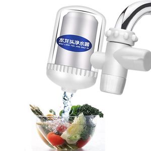 Water Faucet Purifier Ceramic Filter Element Easy Installation Kitchen Tap Water Filter White Manual Operation - Product Image 2