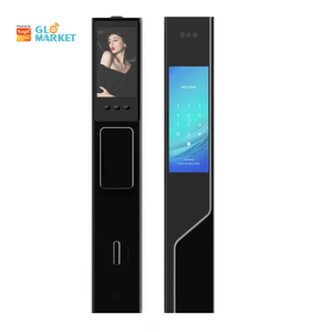 Serrure de porte intelligente Glomarket Premium en alliage d'aluminium avec application Tuya, contrôle à distance, interphone vidéo, déverrouillage par reconnaissance faciale - Product Image 1