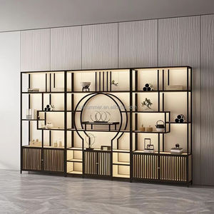 Scaffale <span class=keywords><strong>da</strong></span> <span class=keywords><strong>Collezione</strong></span> Fullsummer, Divisorio per Soggiorno, Mobile Porta Vini, Espositore Decorativo, Mensola <span class=keywords><strong>da</strong></span> Parete - Product Image 4