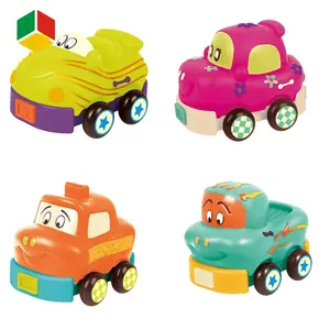 لعبة مرآب صغير للأطفال من QS, لعبة مرحة للأطفال مصنوعة من مطاط ناعم وصغيرة وصغيرة وصديقة للبيئة ، لعبة سيارة برسومات كرتونية
