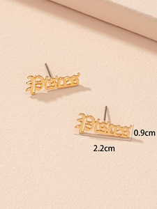 Hainon-pendientes de botón del zodiaco para mujer y niña, joyería, regalo de cumpleaños, 12 - Product Image 6