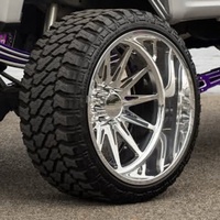 Jantes de camion forgées sur mesure JC Deep Dish Chrome 22x12 24x12 24x14 26x12 26x14 pouces pour Ford F-250 F-350 GMC Sierra 2500