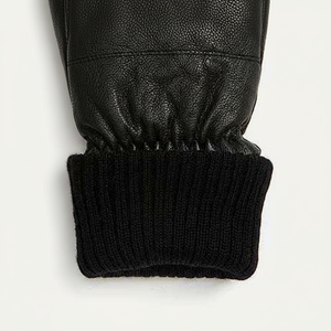 Gants en cuir véritable à écran tactile, doublure chaude pour l'hiver, sur mesure, vente en gros 2025 - Product Image 1