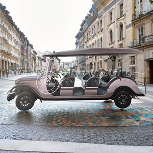 Coche Eléctrico Mini Clásico Modelo Vintage para 5 Personas con Certificado CE 2025, Carro de Golf - Product Image 2