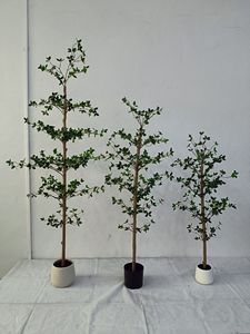 Árbol de <span class=keywords><strong>Manzanita</strong></span> Artificial para Interiores, Decoración de Bodas, Planta <span class=keywords><strong>Verde</strong></span> de Plástico de Alta Simulación - Product Image 5