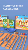 Knight Castle Autres jouets éducatifs pour enfants jouant au ciment 100PCS Kit de construction de maison de bricolage avec mini briques