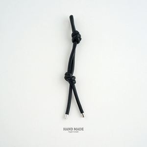 Minimalist Woven Leather Rope with Wrist Strap Durable Bag Accessory - Product Image 3