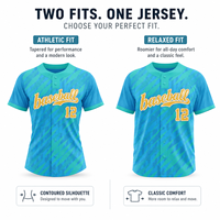 Maillot de baseball court imprimé sur mesure grande taille, entièrement boutonné, coupe haute, uniforme d'équipe, tailles XS à 6XL, vente en gros, fournisseur OEM, commandes en gros