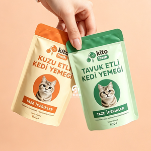 Bolsas de Embalaje Personalizadas para Alimentos para Mascotas, Impresión Digital, Bolsas de Papel de Aluminio para Golosinas para Perros y Gatos - Product Image 5