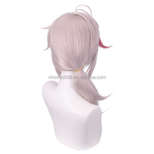 ตัวเอกของเกม Genshin Impact คามูรุ แมนฮะ จากปราสาทอินาสึมะ ทรงผมซามูไร ย้อมสีเหลืองและชมพู <span class=keywords><strong>ไฮ</strong></span><span class=keywords><strong>ไล</strong></span><span class=keywords><strong>ท์</strong></span><span class=keywords><strong>ผม</strong></span>หางม้าเล็ก - Product Image 5