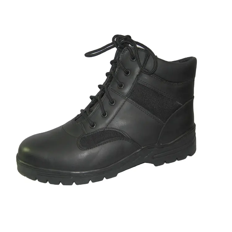 Negro suave antideslizante barato botas para hombre