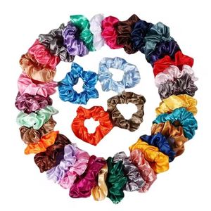 Los Fabricantes Personalizan Accesorios para el Cabello de Moda en Varios Colores, Coleteros de Satén y Seda - Product Image 3