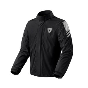 Veste de pluie Rev'it Cyclone 3 H2O noire XXL, vêtements de moto imperméables - Product Image 1