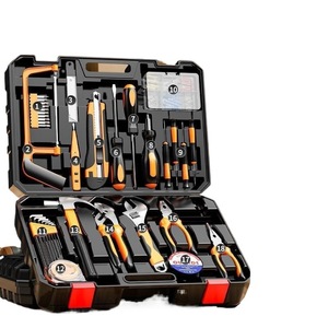 Kit d'outils de réparation multifonctionnel, boîte à outils combinée, pack familial pour la maison, 18 pièces, usage domestique - Product Image 1