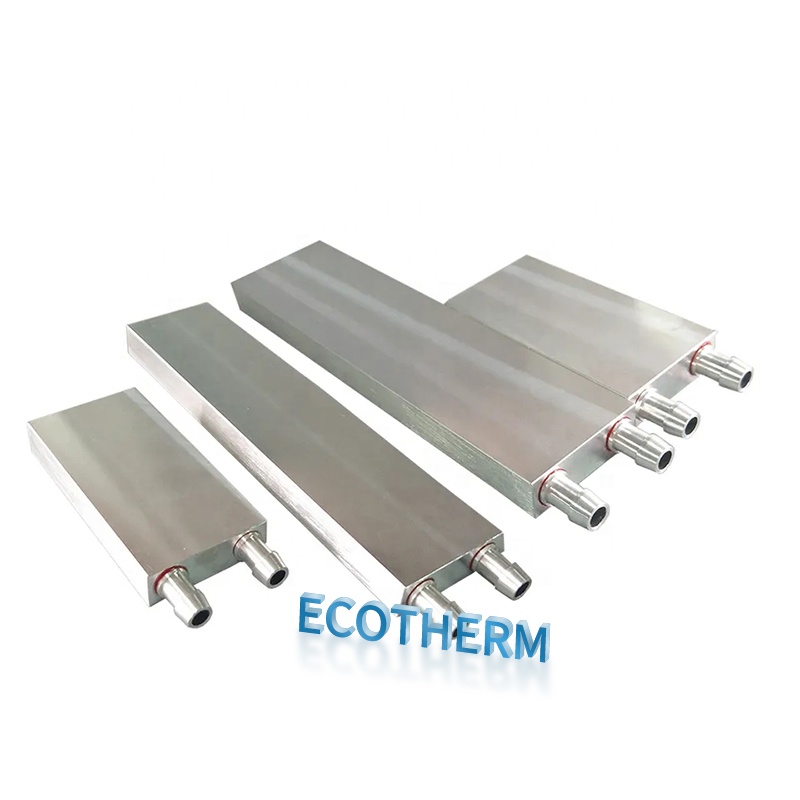 Custom Liquid Cold Plate IGBT large Copper Tube Aluminum Water Cooling Block heat sink