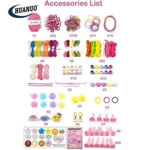 Kids Friendship Bracelet Making Kit DIY Weaving <strong>Loom</strong> Colorful Ropes Bands &amp; <strong>Beads</strong> Creative Arts and Crafts Gift Toys <strong>for</strong> Girls - Product Image 5