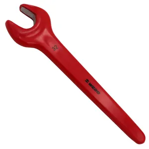 WEDO VDE 1000V Insulated hand tools electrical dipped single head open end wrench spanner