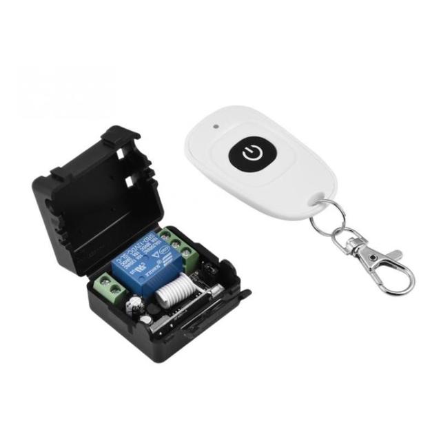 DC 12V Single Channel Relay Module RF Smart Wireless Switch Receiver + Remote Control Transmitter DIY Kit