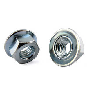 Prix <span class=keywords><strong>bas</strong></span> - Écrous à bride hexagonale dentelée zingués M5 pour l'industrie lourde - Product Image 4