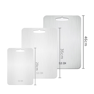 Thép không gỉ kim loại hộ gia đình Rau Trái Cây thớt thịt thớt - Product Image 3