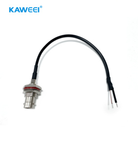 Aangepaste BNC vrouwelijke bulkhead connector pigtail kabel 2-pins open eind RF coaxiale draadboom assemblage - Product Image 1