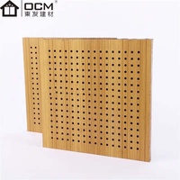 Projet de construction Panneaux acoustiques en bois massif perforés 3M Decor MDF, panneaux muraux acoustiques en bois, panneaux de plafond décoratifs