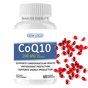 Cápsulas de Coenzima Q10 de Marca Privada, Suministro de Fábrica, Suplemento de CoQ10 en Cápsulas de Gel Suave, Apoya la Salud - Product Image 1
