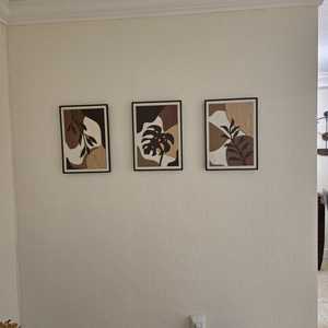 Nhiệt Đới lá thực vật gỗ tường nghệ thuật giữa thế kỷ hiện đại Boho lớn khắc gỗ tường nghệ thuật - Product Image 4