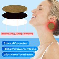 Patch anti-tinnitus pour soulager les bourdonnements d'oreilles, les maux d'oreilles et la perte auditive légère, à appliquer sur le point Yongquan du pied et derrière l'oreille