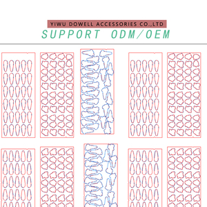 DOWELL, оптовая продажа, простая Новая модная цветная полоска 9,5 см, ацетатные заколки для волос для женщин - Product Image 6
