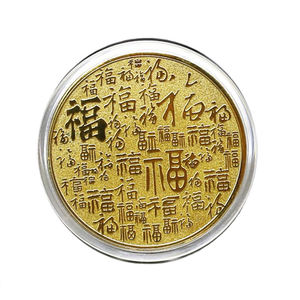 Medalla Colorida del Zodiaco Chino 2025, <span class=keywords><strong>Moneda</strong></span> Conmemorativa del <span class=keywords><strong>Conejo</strong></span> Chapada en Oro, Regalo de la Suerte - Product Image 3