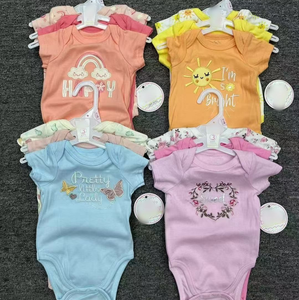 Ensemble de Combinaisons en Coton pour Bébé Nouveau-né, Combinaison Bébé à la Mode, 3 Pièces pour Bébé Unisexe, Vêtements pour Bébé Nouveau-né <span class=keywords><strong>0</strong></span>-9 <span class=keywords><strong>Mois</strong></span>, Sac de Couchage - Product Image 2