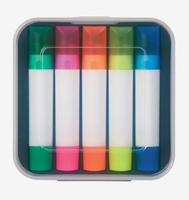 Lot de 5 stylos surligneurs en cire, cadeau promotionnel avec logo personnalisé, impression sérigraphique, commande en gros, directement de l'usine