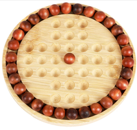 Jeu de société en bois massif avec marbre, grand format, gravure de logo couleur, plateau épais, thème ange moderne, artisanat en bois