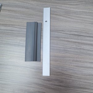<span class=keywords><strong>Seuil</strong></span> <span class=keywords><strong>de</strong></span> porte en aluminium extrudé durable, anodisé, 100x15mm, avec système anti-panique à loquet, joint en néoprène rainuré, pour extérieur et chambre - Product Image 3