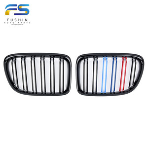 Grille à double lamelle pour capot avant Grille ABS couleur M Grille de remplacement pour <span class=keywords><strong>Bmw</strong></span> <span class=keywords><strong>X1</strong></span> E84 2011-2015 - Product Image 3