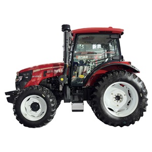 Tracteur agricole 4x4 rouge 1204 multifonctionnel pour serres et vergers, avec rotoculteur, pour fossés, semis et désherbage - Product Image 5