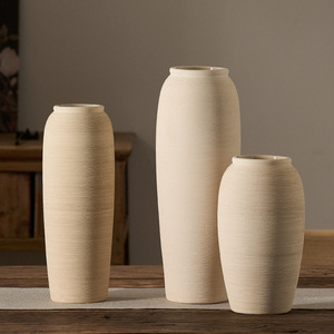 Jarrón de Cerámica Estilo Wabi Sabi de Roca Oriental, Adorno Cepillado Hecho a Mano, Jarra de Cerámica Moderna y Minimalista para Mesa, <span class=keywords><strong>Florero</strong></span> - Product Image 4