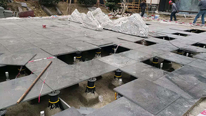 Système de piédestal pour terrasse en composite plastique Sunsbuild, écologique, résistant à l'eau, pour cuisine, terrasse extérieure, revêtement de sol - Product Image 4
