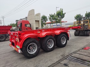 40ft thép nền tảng Trailer 20ft-45ft xương <span class=keywords><strong>container</strong></span> bán Trailer 40ft <span class=keywords><strong>container</strong></span> bộ phận khung gầm xe tải Trailer - Product Image 4