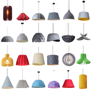 Feutre <span class=keywords><strong>Lampe</strong></span> Cuisine Nordique De Mariage Suspension Escalier Grand Hôtel Salon Led De Luxe Plafond Moderne Pendentif Lumière Lustre - Product Image 1