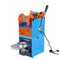 Scelleuse semi-automatique électrique pour gobelets et bouteilles en plastique, pour l'emballage de boissons et d'aliments, 110V/220V